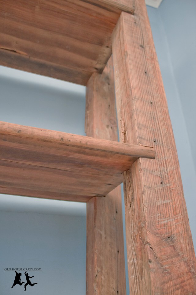 Reclaimed Heart Pine Shelf - DIY