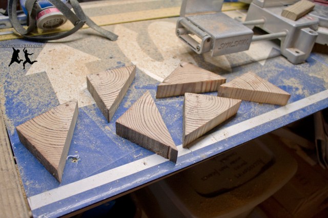 Heart Pine Triangles