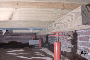 Old House Crazy - Lifting Up a Sagging Floor - DIY - 11