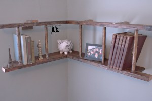 Old House Crazy - Antique Ladder Book Shelf - 14