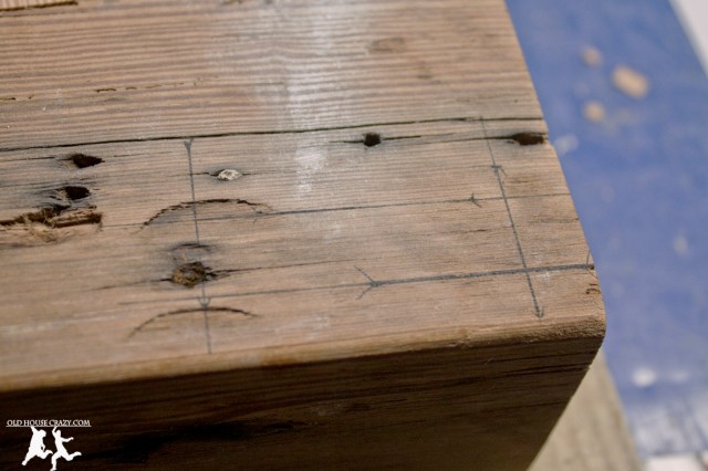 Old House Crazy - Reclaimed Heart Pine Farmhouse Table - DIY - 51