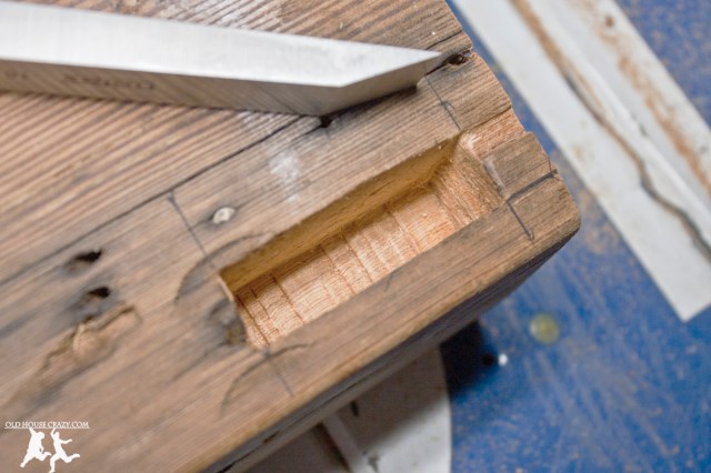 Old House Crazy - Reclaimed Heart Pine Farmhouse Table - DIY - 53