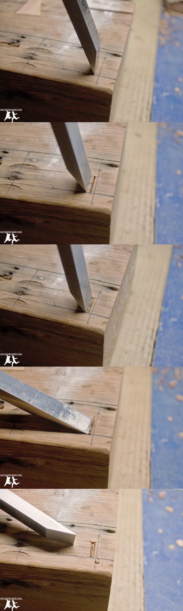 Old House Crazy - Reclaimed Heart Pine Farmhouse Table - DIY - 76