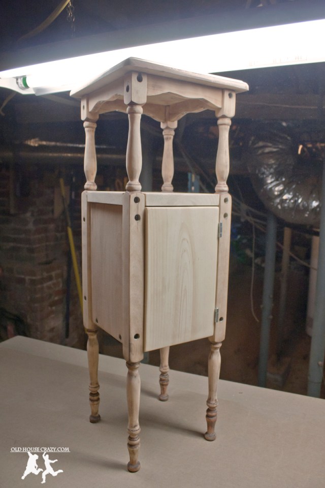 Old House Crazy - Fixing Up an Old Cigar Table - DIY - 14