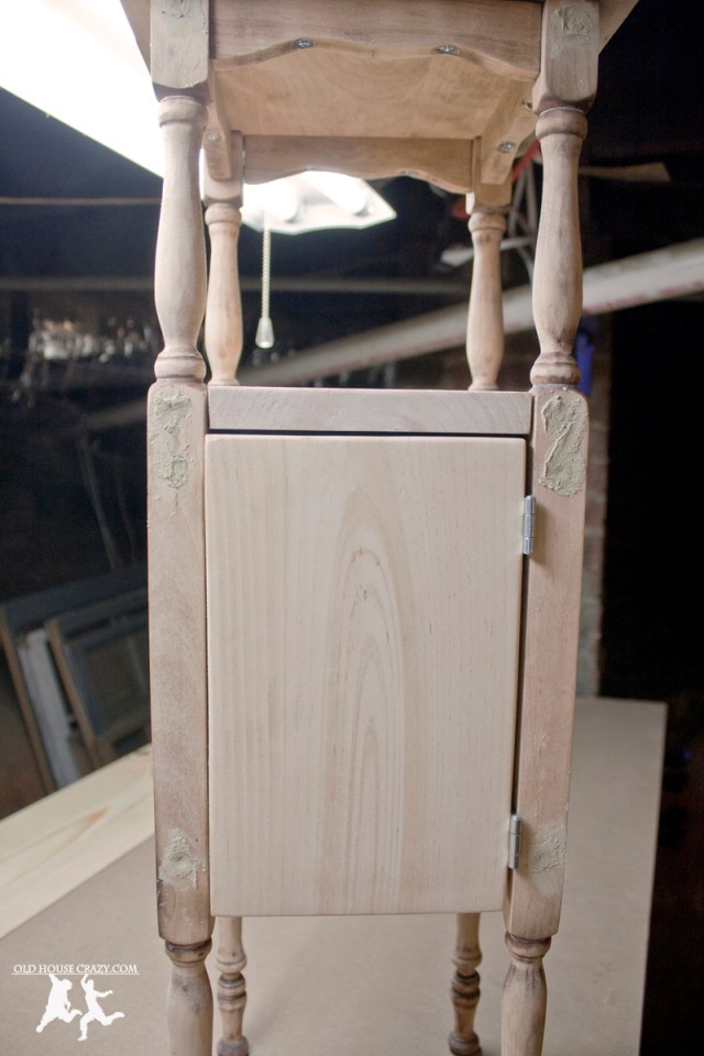 Old House Crazy - Fixing Up an Old Cigar Table - DIY - 16