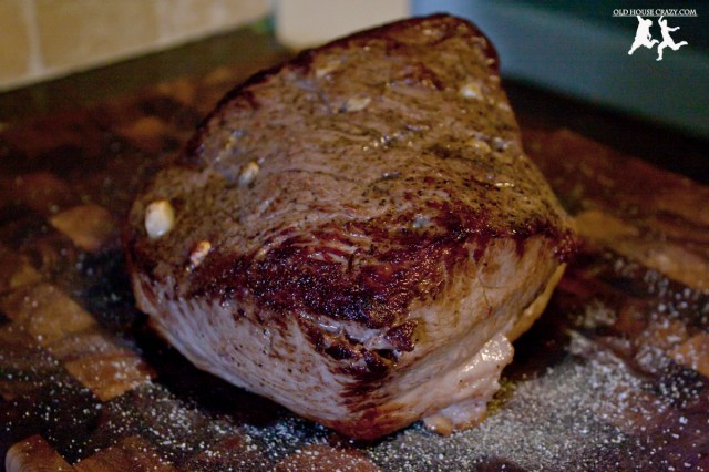 Old House Crazy - Homemade Roast Beef with Garlic - 06