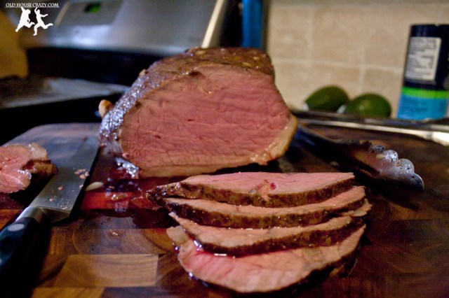 Old House Crazy - Homemade Roast Beef with Garlic - 09
