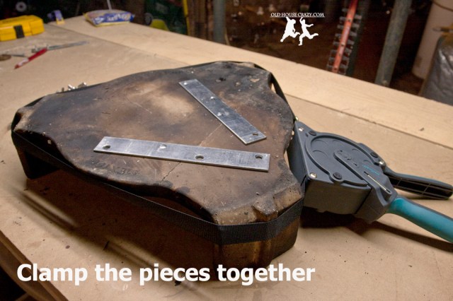 Old House Crazy - DIY - Fix a Broken Big Green Egg Plate Setter - 03a