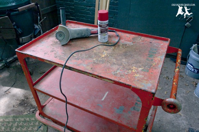 Old House Crazy - DIY - Repurpose Your Own Big Green Egg Cart - 01