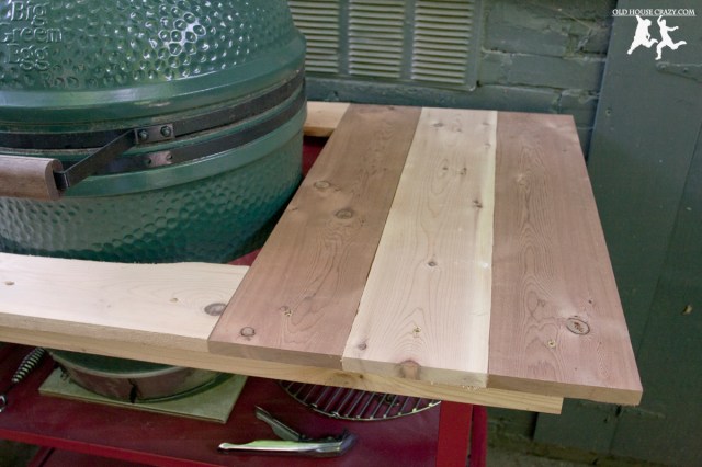 Old House Crazy - DIY - Repurpose Your Own Big Green Egg Cart - 13