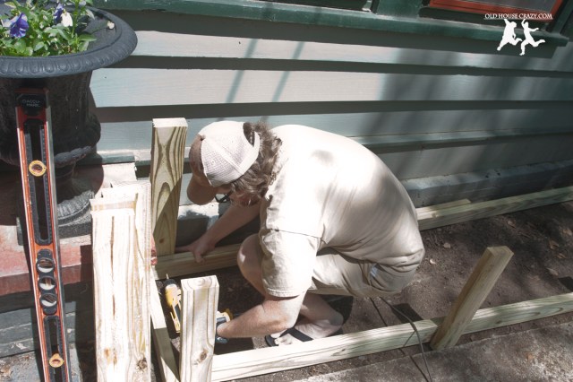 Old House Crazy - DIY - Build a Custom Two-Tiered Flower Planter - 05