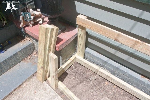 Old House Crazy - DIY - Build a Custom Two-Tiered Flower Planter - 06