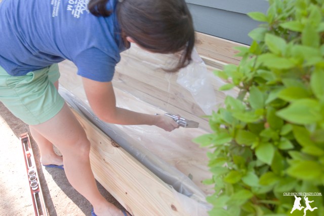 Old House Crazy - DIY - Build a Custom Two-Tiered Flower Planter - 16